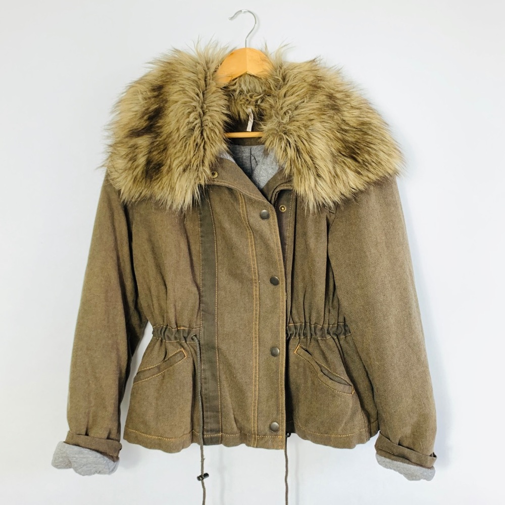Free People Secure the Perimeter Army Jacket